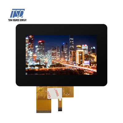 4.3 بوصة 800 * 480 دقة IPS Glass TFT وحدة عرض LCD RGB 24 بت