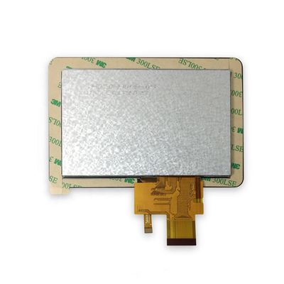 شاشة إل سي دي 800 × 480 مع CTP (FT5336) 12 ساعة 12 مصباحًا TN 5.0 بوصة شاشة TFT LCD