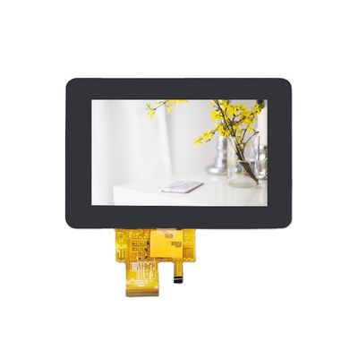 شاشة TFT LCD مقاس 5 بوصة بدقة 800 × 480 مزودة بلوحة تعمل باللمس بالسعة