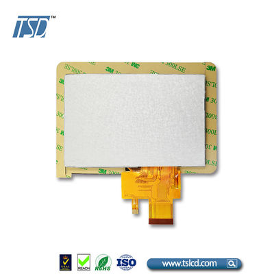شاشة TFT LCD مقاس 5 بوصة بدقة 800 × 480 مزودة بلوحة تعمل باللمس بالسعة