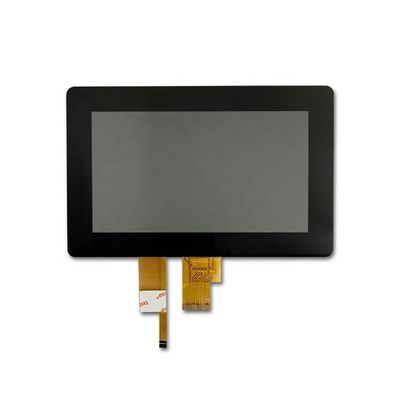 واجهة LVDS شاشة TFT LCD تعمل باللمس 7 بوصة 800 نت مع CTP