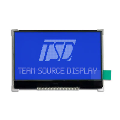 12864 وحدة عرض شاشة LCD الرسومية MCU Interface مع 28 دبوسًا معدنيًا