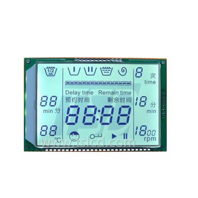 شاشة LCD للغسالة FSTN ، شاشة LCD أحادية اللون عالية الأداء