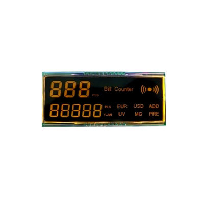 شاشة LCD مخصصة من أجهزة ODM ذات سبعة أقسام أحادية اللون