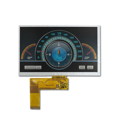 شاشة TFT LCD مقاس 7 بوصة 800 × 480 مع واجهة RGB 24 بت