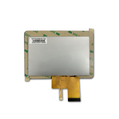شاشة 4.3 بوصة IPS TFT LCD 480x272 مع لوحة تعمل باللمس بالسعة