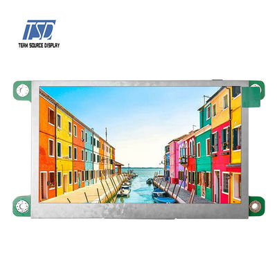 منفذ USB شاشة IPS TFT LCD HDMI 4.3 بوصة دقة 800 × 480