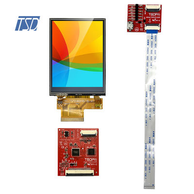 20pin 2.8 '' TFT LCD وحدة عرض HMI مقاومة شاشة تعمل باللمس واجهة UART