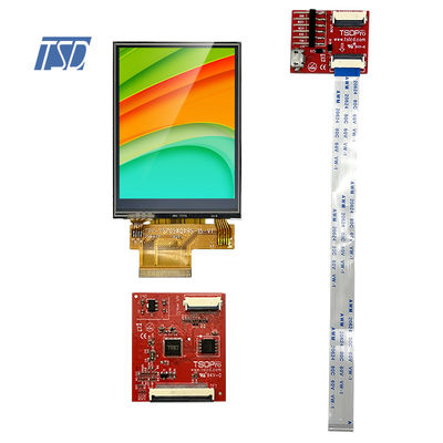 20pin 2.8 '' TFT LCD وحدة عرض HMI مقاومة شاشة تعمل باللمس واجهة UART