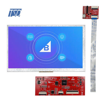 HMI حل متسلسل 800x480 شاشة لمسة Smart LCD Module واجهة UART 7'