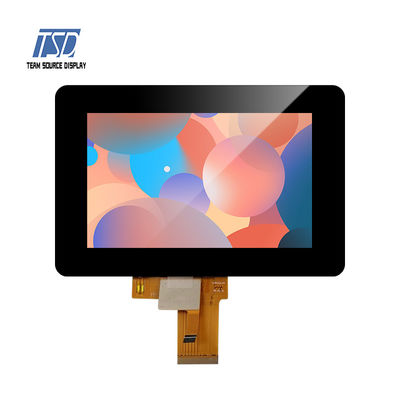 ST7262 IC 5 بوصة 800x480 شاشة TFT LCD مع CTP 5 &quot;LVDS Interface 550nits