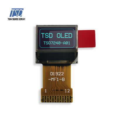 72x40 نقطة SH1106 IC أحادية اللون OLED Display Module 12 Pins I2C Interface 0.42 &quot;