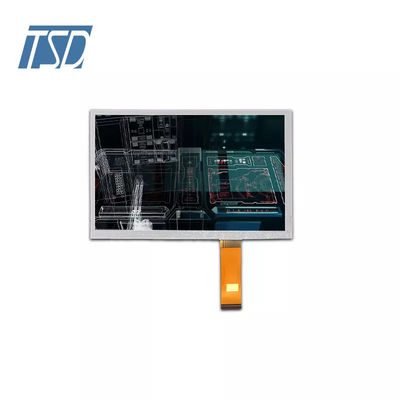 8 &quot;1024x600res Lvds واجهة شاشة TFT مخصصة مع لوحة LCD عالية السطوع