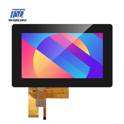 TSD Standard TFT LCD Display Module 7 بوصة 450 شمعة 800 × 480 RGB مع لوحة اللمس