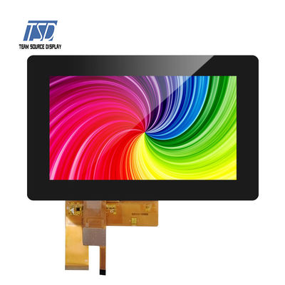 TSD Standard TFT LCD Display Module 7 بوصة 450 شمعة 800 × 480 RGB مع لوحة اللمس