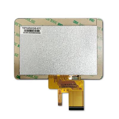 شاشة وحدة TFT LCD 480x272 4.3 بوصة مع CTP ، 12 ساعة ، ST7282 ، RGB-24bit TN Display