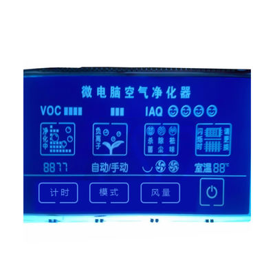 FSTN شاشة LCD مخصصة ، COF 7 قطعة عرض LED