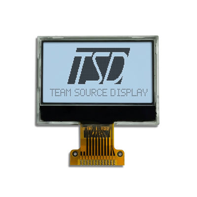 شاشة LCD COG إيجابية 25.58x6 منطقة نشطة 128x64 نقطة 6 زاوية عرض على مدار الساعة