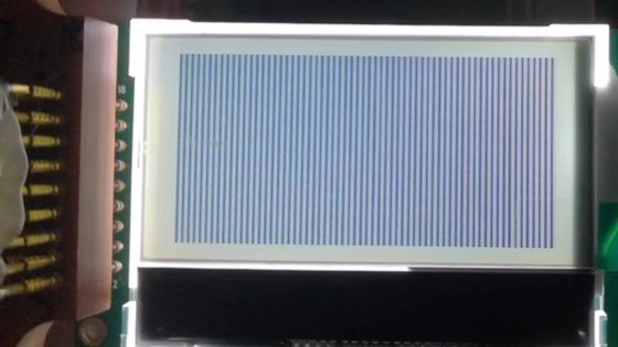 شاشة عرض LCD COG انعكاسية 128x64 نقطة ST7565R Drive IC 8080 Interface