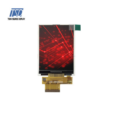 2.8 بوصة 240x320 القرار 280nits MCU Interface ILI9341V IC TFT LCD Display