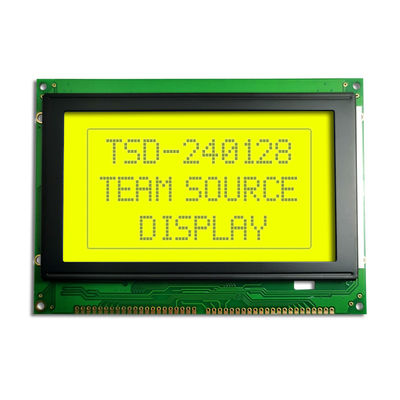 240X128 STN أصفر أزرق إيجابي البوليفيين الجرافيك أحادية اللون وحدة عرض شاشة LCD