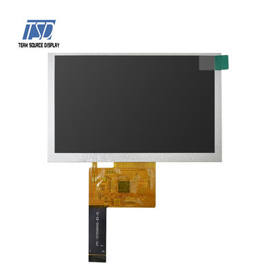 800x480 دقة 5 بوصة واجهة SPI لوحة IPS LCD